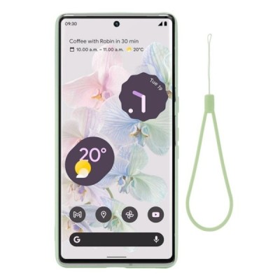 Google Pixel 7 Shell kieto silikono (TPU) dėklas žalias - nugarėlė | Priedai.lt