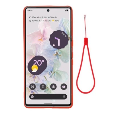 Google Pixel 7 Pro Shell kieto silikono (TPU) dėklas raudonas - nugarėlė | Priedai.lt