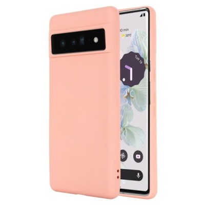 Google Pixel 7 Pro Shell kieto silikono (TPU) dėklas rožinis - nugarėlė | Priedai.lt