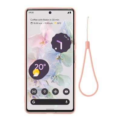 Google Pixel 7 Pro Shell kieto silikono (TPU) dėklas rožinis - nugarėlė | Priedai.lt