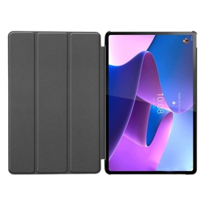 Lenovo Tab P12 Pro 12.6" (Q706F) atverčiamas mėlynas odinis dėklas (sulankstomas) | Priedai.lt