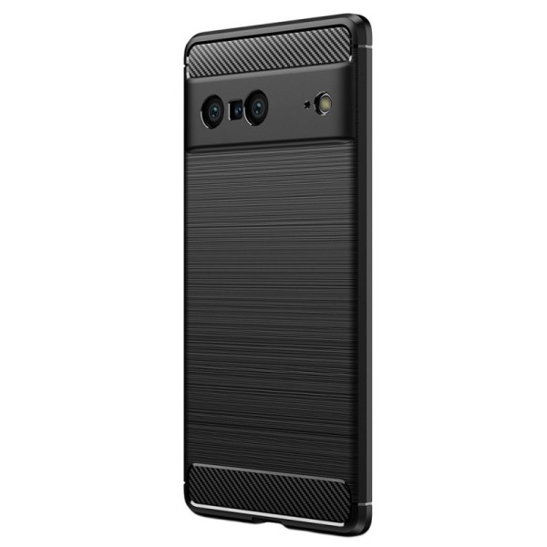 „Carbon“ kieto silikono (TPU) dėklas - juodas (Pixel 7)