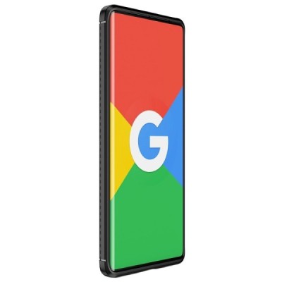 Google Pixel 7 Pro „Carbon“ kieto silikono TPU juodas dėklas - nugarėlė | Priedai.lt