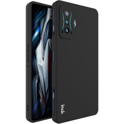 Xiaomi Poco F4 GT „Imak“ kieto silikono TPU juodas dėklas - nugarėlė | Priedai.lt