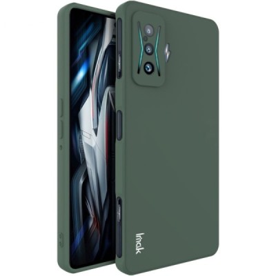 Xiaomi Poco F4 GT „Imak“ kieto silikono TPU žalias dėklas - nugarėlė | Priedai.lt