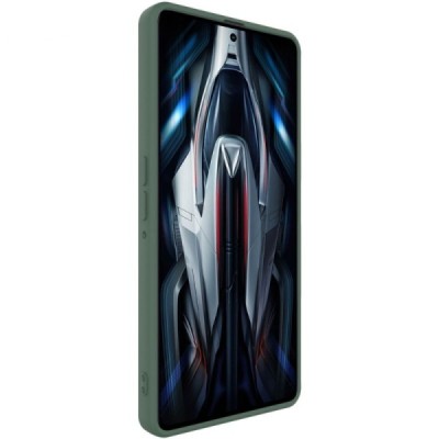 Xiaomi Poco F4 GT „Imak“ kieto silikono TPU žalias dėklas - nugarėlė | Priedai.lt