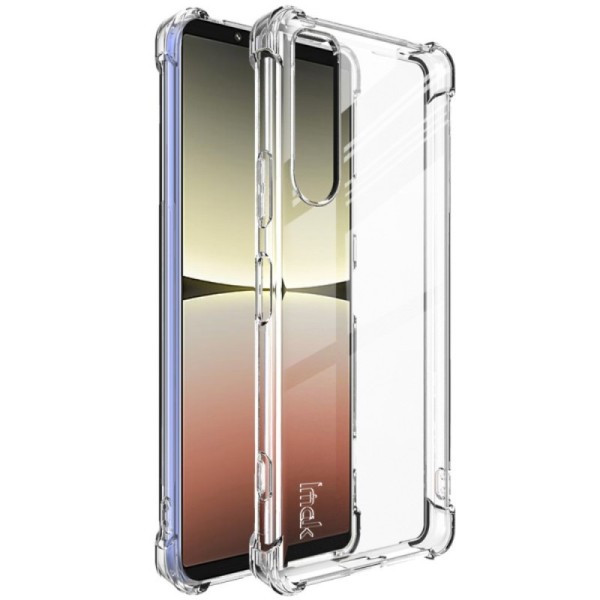 „Imak“ sustiprintos apsaugos kieto silikono (TPU) dėklas - skaidrus (Xperia 5 IV)