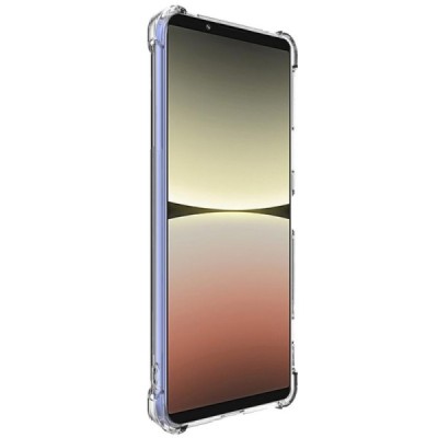 Sony Xperia 5 IV Imak sustiprintos apsaugos kieto silikono TPU skaidrus dėklas - nugarėlė | Priedai.lt