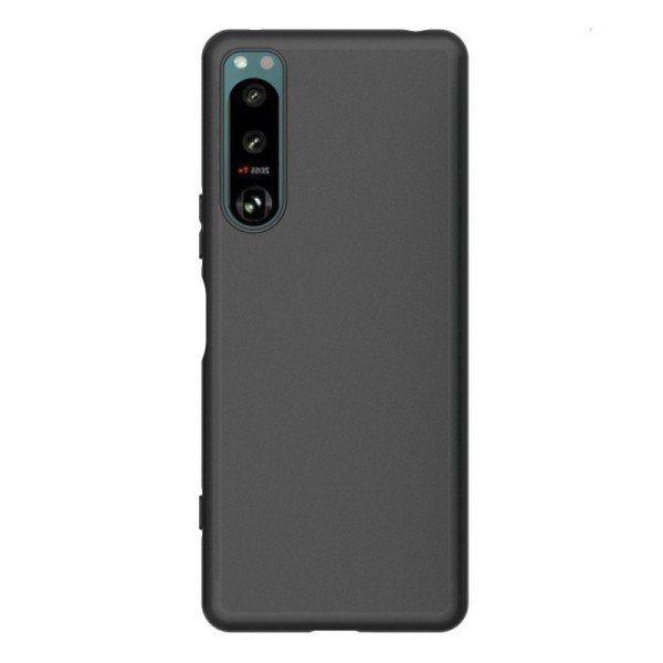 Kieto silikono (TPU) dėklas - juodas (Xperia 5 IV)