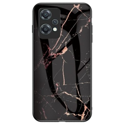 OnePlus Nord CE 2 Lite 5G „Marble“ kieto silikono TPU juodas / auksinis dėklas - nugarėlė | Priedai.lt