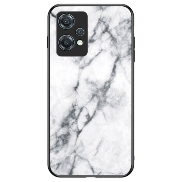 „Marble“ kieto silikono (TPU) dėklas - baltas (OnePlus Nord CE 2 Lite 5G)