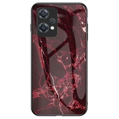 OnePlus Nord CE 2 Lite 5G „Marble“ kieto silikono TPU raudonas dėklas - nugarėlė | Priedai.lt