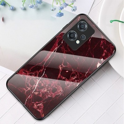 OnePlus Nord CE 2 Lite 5G „Marble“ kieto silikono TPU raudonas dėklas - nugarėlė | Priedai.lt