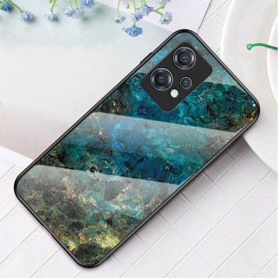 OnePlus Nord CE 2 Lite 5G „Marble“ kieto silikono TPU mėlynas dėklas - nugarėlė | Priedai.lt