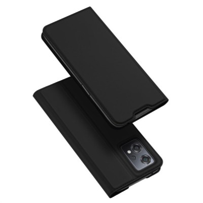 „Dux Ducis“ Skin serijos OnePlus Nord CE 2 Lite 5G juodas odinis atverčiamas dėklas | Priedai.lt