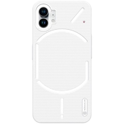 Nillkin Frosted Shield Nothing Phone 1 5G baltas plastikinis dėklas | Priedai.lt