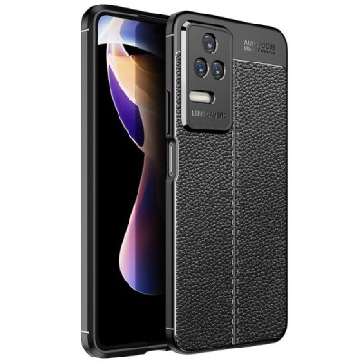 Xiaomi Poco F4 5G FOCUS kieto silikono TPU juodas dėklas - nugarėlė | Priedai.lt