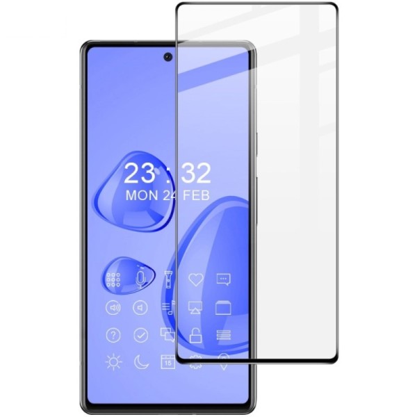 „Imak“ Tempered Glass pilnai dengiantis apsauginis ekrano stiklas 0.2 mm - juodas (Pixel 7)