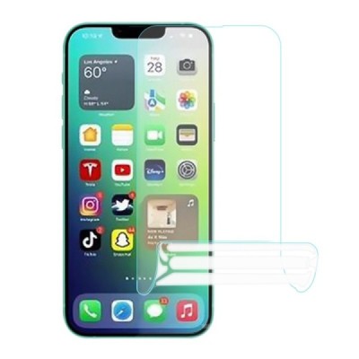 Apple iPhone 14 Calans hidrogelio skaidri apsauginė pilnai dengianti ekrano plėvelė | Priedai.lt