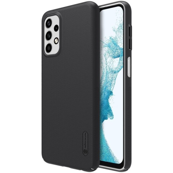 „Nillkin“ Frosted Shield dėklas - juodas (Galaxy A23 5G / A23 4G)