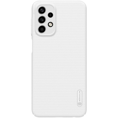 Nillkin Frosted Shield Samsung Galaxy A23 5G (SM-A236B, SM-A235F) baltas plastikinis dėklas | Priedai.lt