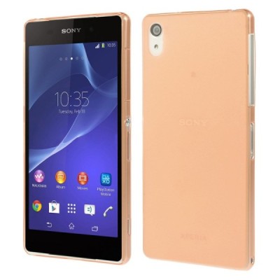 Ploniausias pasaulyje oranžinis Sony Xperia Z2 dėklas (nugarėlė) / Priedai.lt