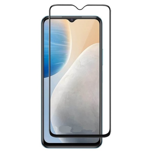 „Premium“ Tempered Glass pilnai dengiantis apsauginis ekrano stiklas 0.2 mm - juodas (Poco M5 5G / Poco M4 5G)