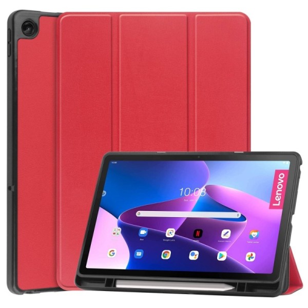 „Stylus“ atverčiamas dėklas - raudonas (Tab M10 Plus 10.6" Gen 3)