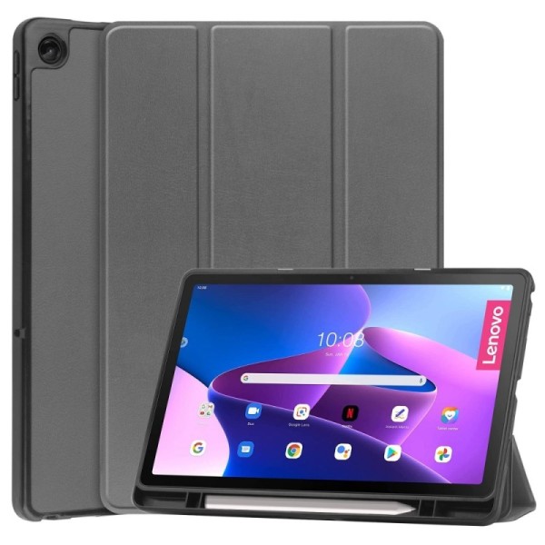 „Stylus“ atverčiamas dėklas - pilkas (Tab M10 Plus 10.6" Gen 3)