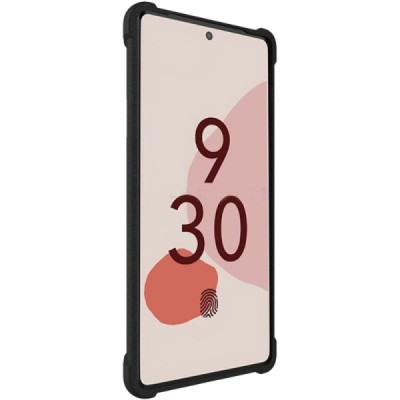 Google Pixel 7 Pro Imak sustiprintos apsaugos kieto silikono TPU juodas dėklas - nugarėlė | Priedai.lt