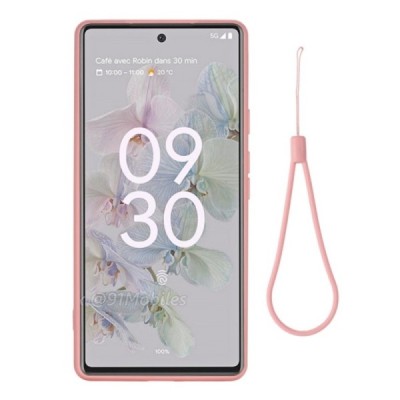 Google Pixel 6A Shell kieto silikono (TPU) dėklas rožinis - nugarėlė | Priedai.lt