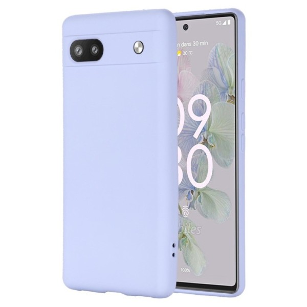 „Shell“ kieto silikono (TPU) dėklas - violetinis (Pixel 6A)