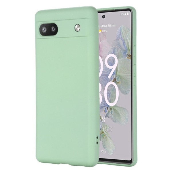 „Shell“ kieto silikono (TPU) dėklas - žalias (Pixel 6A)