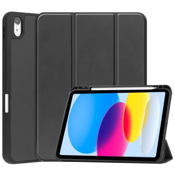 "Stylus" Flip Case Cover - Black (iPad 11 2025 / iPad 10.9 2022)
