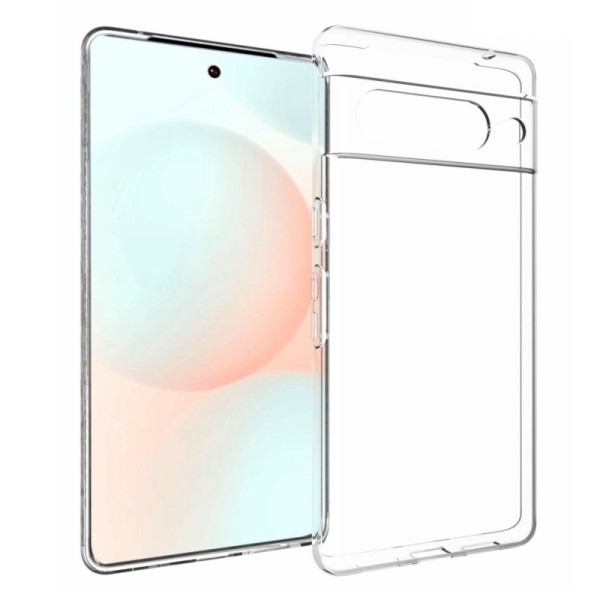 Kieto silikono (TPU) dėklas - skaidrus (Pixel 7 Pro)