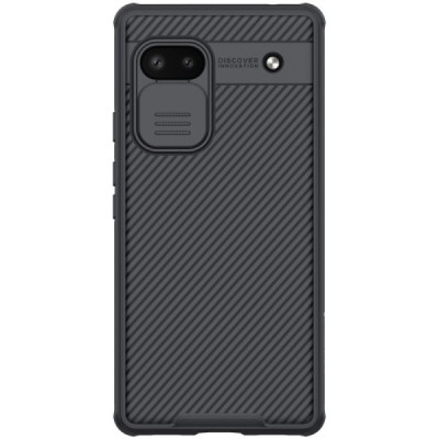 Google Pixel 6A „Nillkin“ CamShield juodas dėklas, nugarėlė su kameros apsauga | Priedai.lt