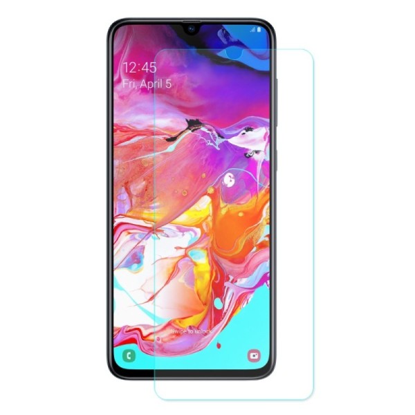 „Enkay“ Tempered Glass (nepilno dengimo) apsauginis ekrano stiklas 0.26 mm - skaidrus (Galaxy A70)
