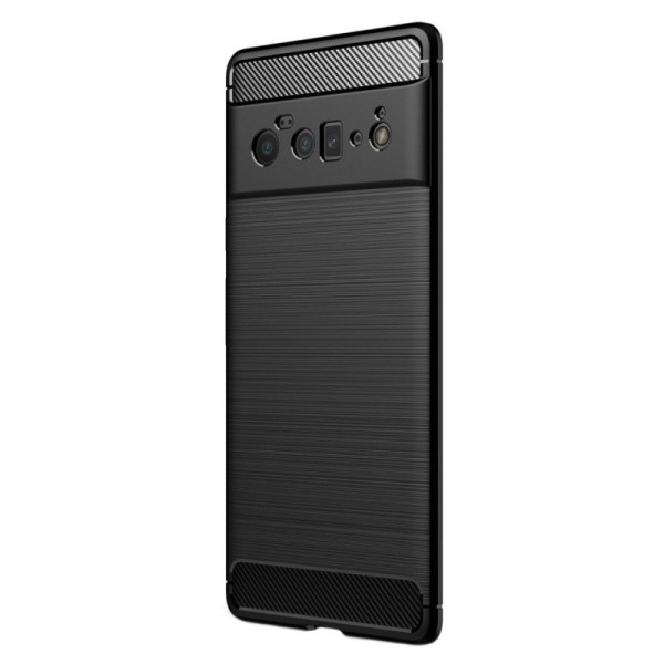 „Carbon“ kieto silikono (TPU) dėklas - juodas (Pixel 6 Pro)