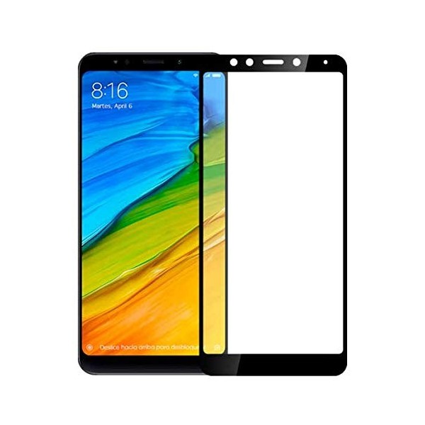 „Rurihai“ Tempered Glass pilnai dengiantis apsauginis ekrano stiklas 2.5D - juodas (Redmi 5)