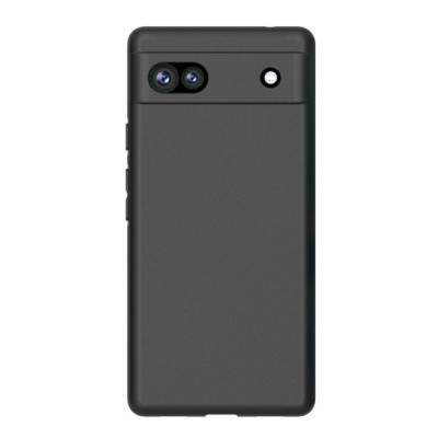 Google Pixel 6A kieto silikono TPU juodas dėklas - nugarėlė | Priedai.lt