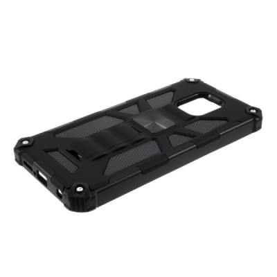 Xiaomi Redmi Note 9 Pro „Armor“ Magnetic Kickstand sustiprintos apsaugos juodas dėklas - nugarėlė | Priedai.lt