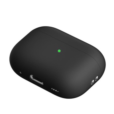 AirPods Pro 2 silikoninis juodas ausinių dėklas | Priedai.LT
