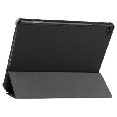 Lenovo Tab M10 10.1" Gen 3 (TB-328XU, TB-328FU) atverčiamas juodas odinis dėklas (sulankstomas) | Priedai.lt