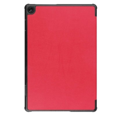 Lenovo Tab M10 10.1" Gen 3 (TB-328XU, TB-328FU) atverčiamas raudonas odinis dėklas (sulankstomas) | Priedai.lt