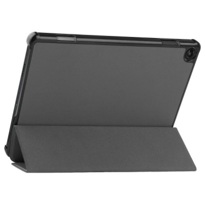 Lenovo Tab M10 10.1" Gen 3 (TB-328XU, TB-328FU) atverčiamas pilkas odinis dėklas (sulankstomas) | Priedai.lt