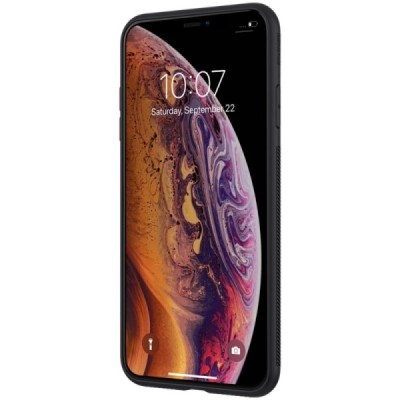 Apple iPhone Xr „Nillkin“ Textured Case juodas dėklas - nugarėlė | Priedai.lt