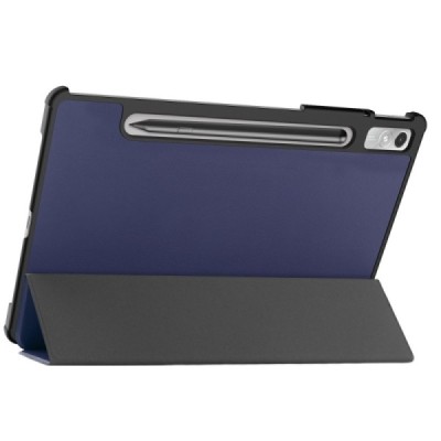 Lenovo Tab P11 Pro 11.2" Gen 2 atverčiamas mėlynas odinis dėklas (sulankstomas) | Priedai.lt