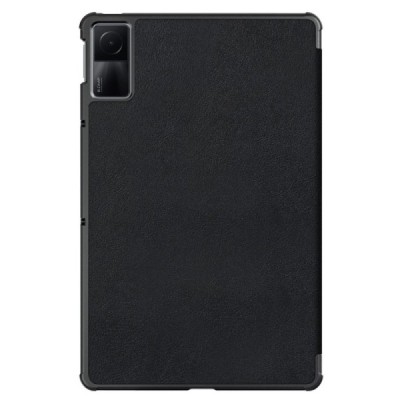 Xiaomi Redmi Pad 10.6" atverčiamas juodas odinis dėklas (sulankstomas) | Priedai.lt