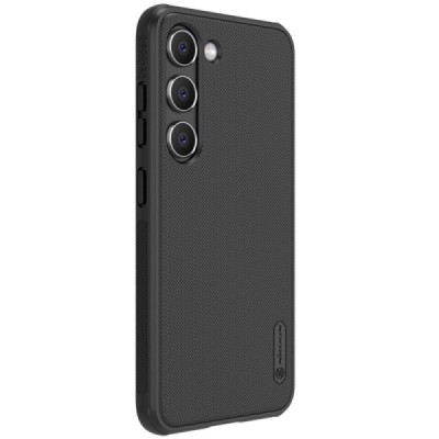 Samsung Galaxy S23 (SM-S911) „Nillkin“ Frosted Shield Pro juodas dėklas - nugarėlė | Priedai.lt