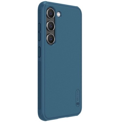 Samsung Galaxy S23 (SM-S911) „Nillkin“ Frosted Shield Pro mėlynas dėklas - nugarėlė | Priedai.lt